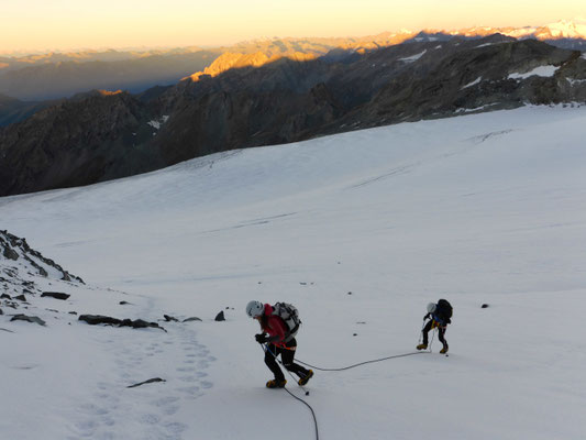 Großglockner Stüdlgrat mit Bergführer