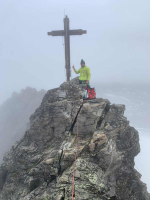 Dreiländerspitze mit Bergführer