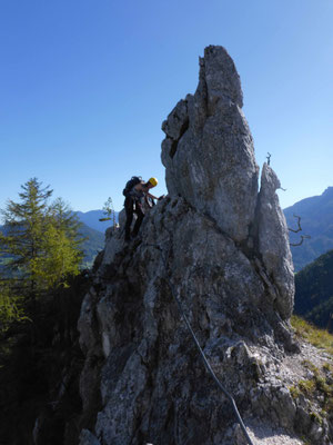 Klettersteig Drachenwand Klettersteigkurs Bergführer