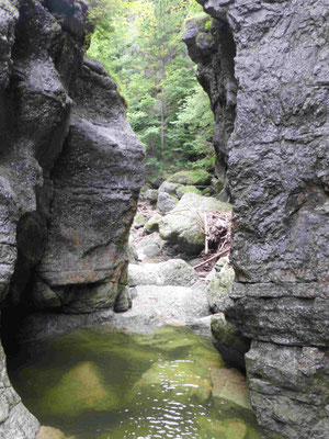 Canyoning Almbach Almbachklamm Burgau Bruggraben Klamm