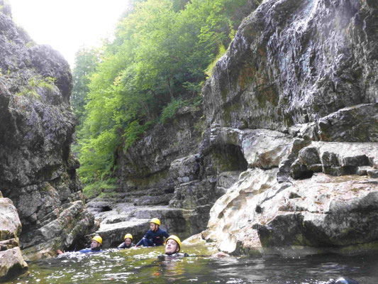 Canyoning Almbach Almbachklamm Strubklamm