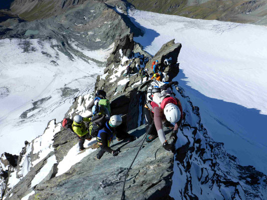 Großglockner Stüdlgrat mit Bergführer