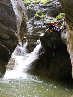 Canyoning Almbach Almbachklamm Burgau Bruggraben Klamm