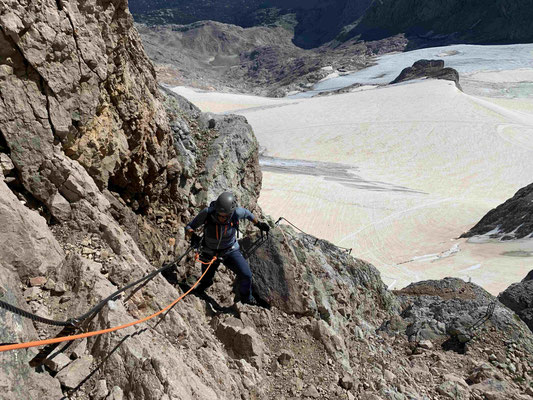 Hoher Dachstein mit Bergführer