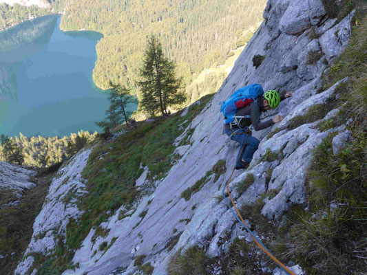 Klettern im Salzkammergut mit Bergführer