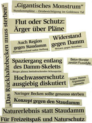 Das schreibt die Presse über den geplanten Staudamm