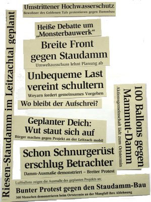 Das schreibt die Presse über den geplanten Staudamm