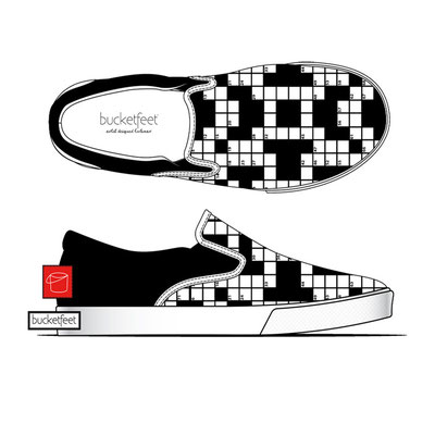 Bucketfeet - Crossword Slip-On