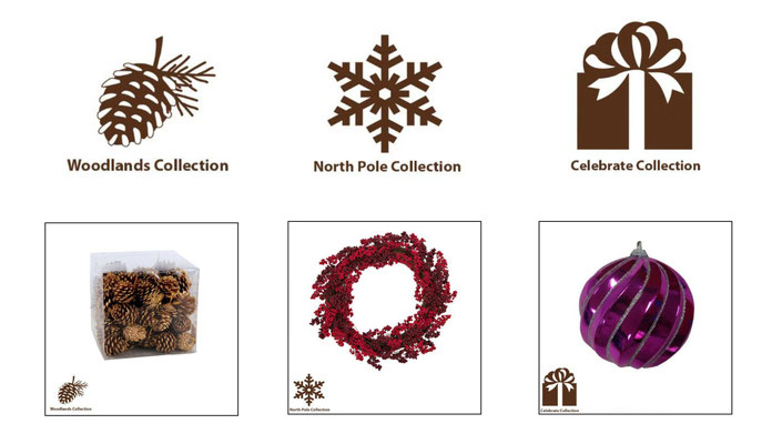 Icons created for Martha Stewart Holiday Collection