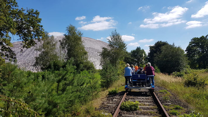 Tüchtig strampeln nach Monte Kali