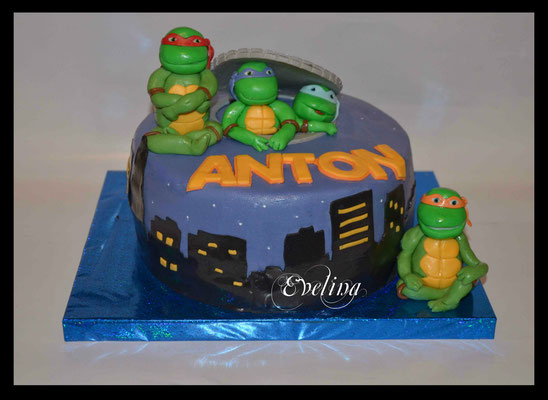 377. Torte "Ninja Turtles"