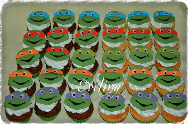 Cupcakes "Ninja turtles"