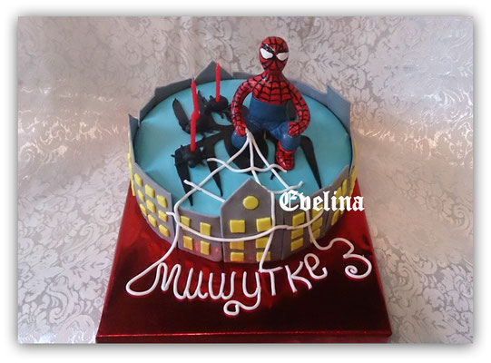 345. Torte "Spiderman"  2