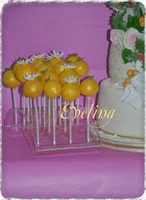 CP 14 Cake- pops für Hochzeit "Winter"