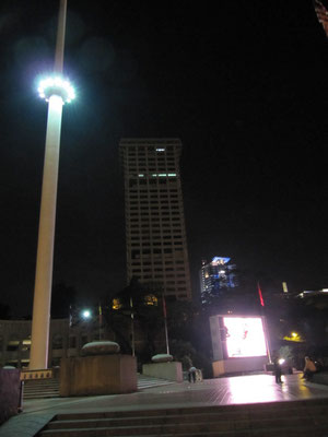 Der Fahnenmast am Merdeka Square.