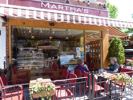 Martha's Country Bakery in Astoria, Queens. In der Nähe haben wir gewohnt.