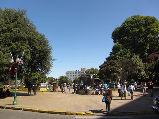 Plaza de Armas im Zentrum Osornos.