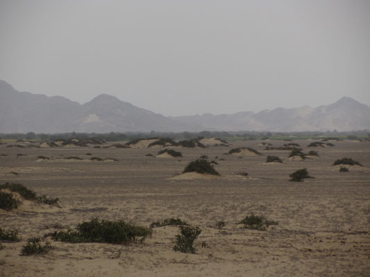 Überall so viel Sand und Steine.