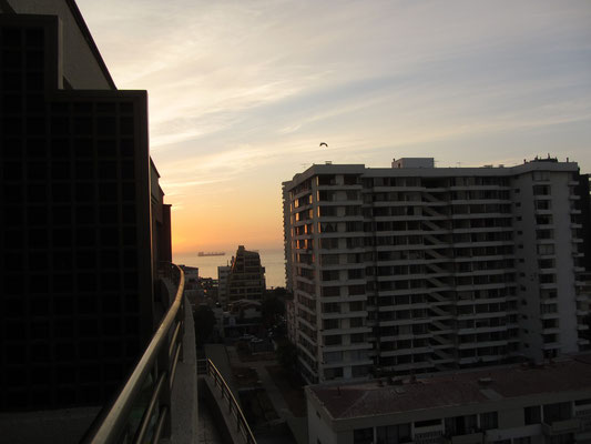 Blick von unserem Balkon.