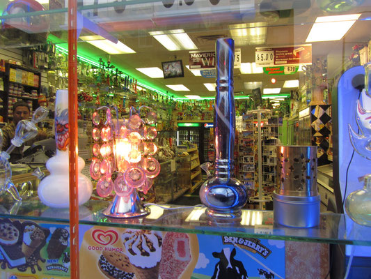 Headshop auf der South Street.