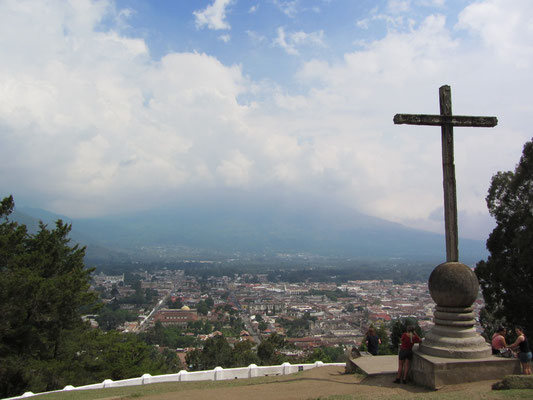 Cerro de la Cruz mit dem traumhaften Blick auf die Stadt.