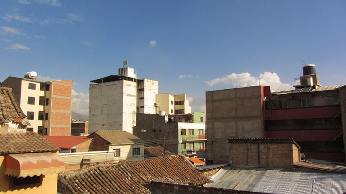 Blick von unserem Balkon.