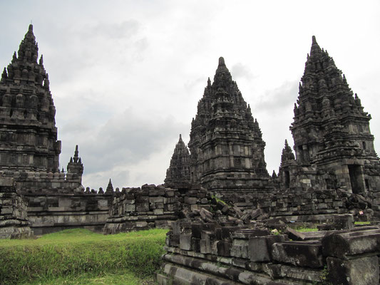 Prambanan-Blick.