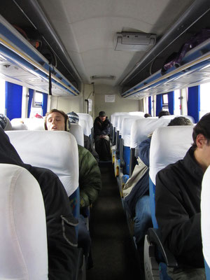 Am Ende de Ganges. Im Bus nach Copacabana.