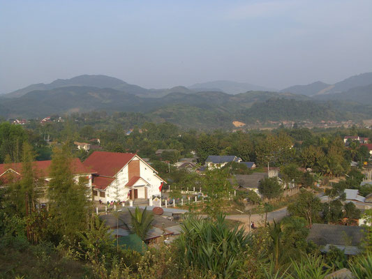 Blick auf Luang Namtha.