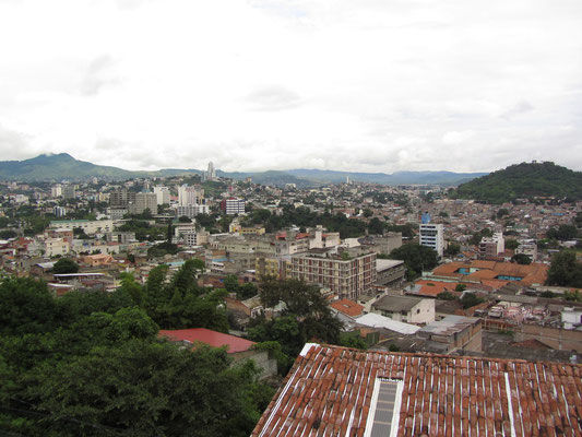 Blick auf Tegus. (Parque La Leona)