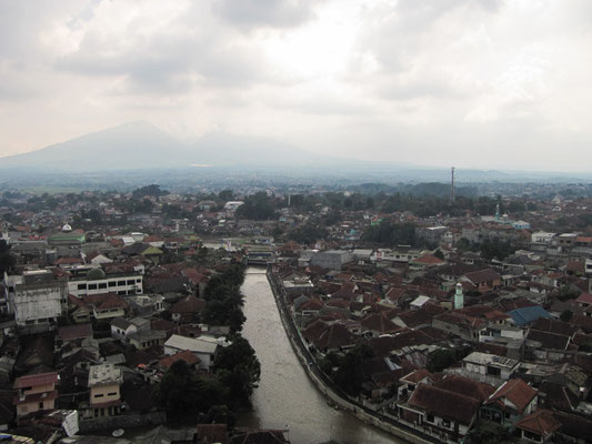 Blick auf Bogor.