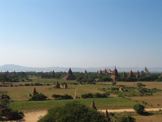 Blick vom Shwe-San-Daw-Tempel.