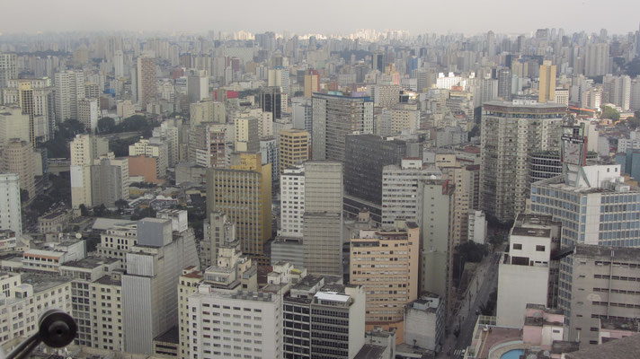 Blick auf das "Moster" Sao Paulo.