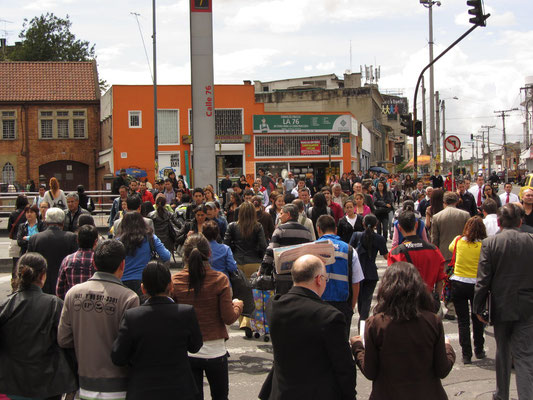 Busy Bogota.