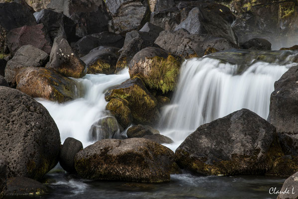 Oxarafoss, Parc national Thingvellir