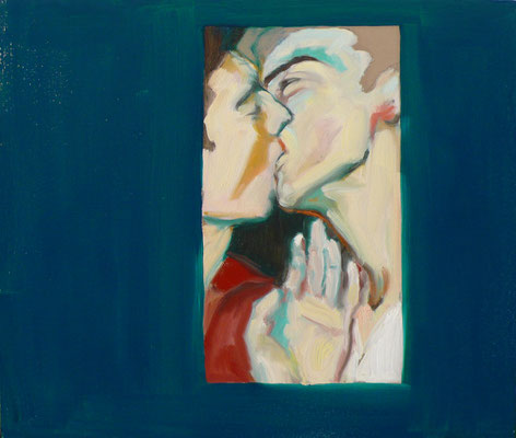 Lovers - 2015, 33x39 cm, oil on wood