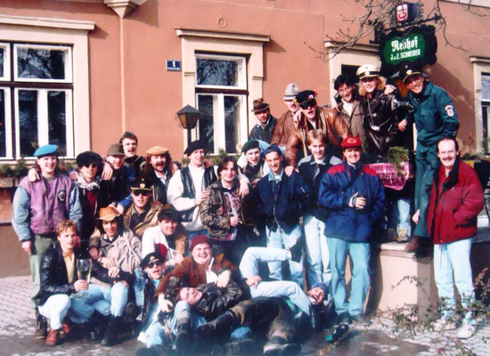 Gruppenfoto Anfang der 90er