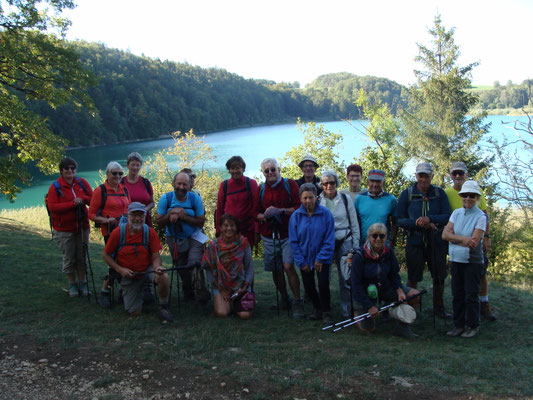 Devant le lac Narlay