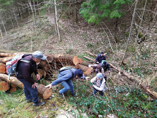 Un passage difficile pour pimenter le parcours...