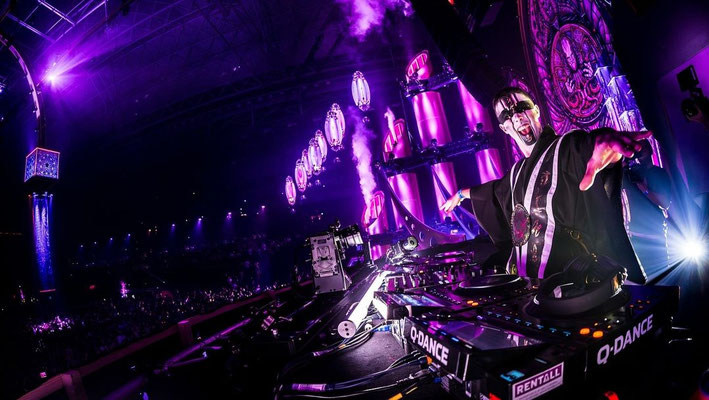 Qlimax 2024 custom styling with Angelics Entertainment for 23 peforming artists (D-sturb)
