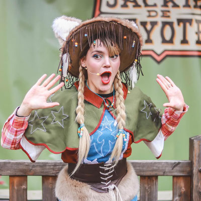 Jackie de Coyote kostuum voor Aniba Entertainment. (2/2)