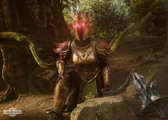 Lord of the Rings inspired armour decorated with over 100 hand moulded ornaments.