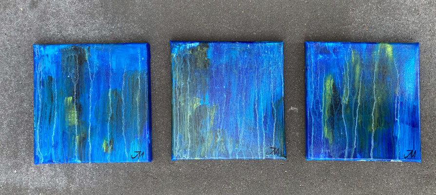 NIGHT RAIN No. 1 + No. 2 + No. 3, 2020