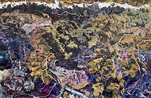Intergroundedness 8' x 12' Oil on Canvas 2025