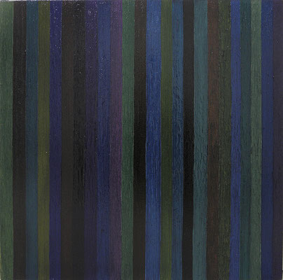 薄墨ストライプ  "thin ink stripe" 652×652mm, oil, acrylic on canvas, 2013