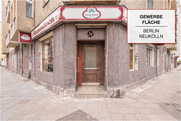 Verkaufte Gewerbefläche in Berlin-Neukölln im Erdgeschoss eines Wohn- und Geschäftshauses