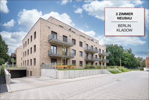 Verkaufte 2-Zimmer-Neubauwohnung in Berlin-Kladow mit moderner Klinkerfassade