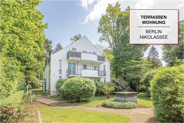 Verkaufte Terrassenwohnung in Berlin-Nikolassee mit Gartenblick