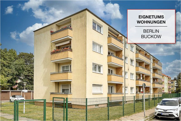 Verkaufte Eigentumswohnungen in Berlin-Buckow in gepflegtem Wohnhaus mit Balkonen