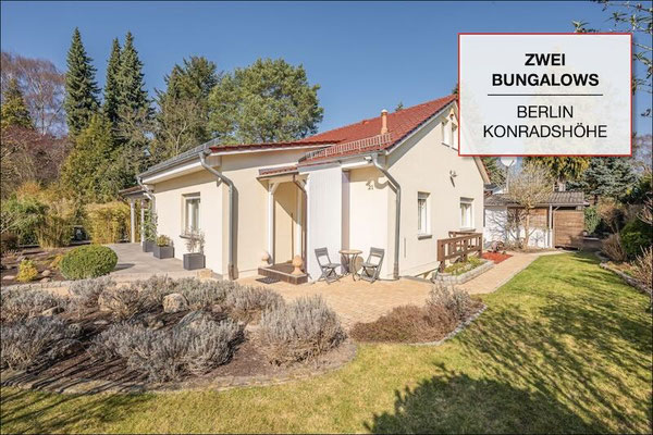 Verkaufte Bungalows in Berlin-Konradshöhe mit Garten in ruhiger Lage